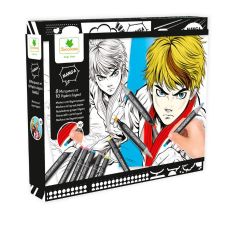 JC25 ARTISSIMO- 10 TABLEAUX ET MARQUEURS MANGA - ARTS MARTIAUX